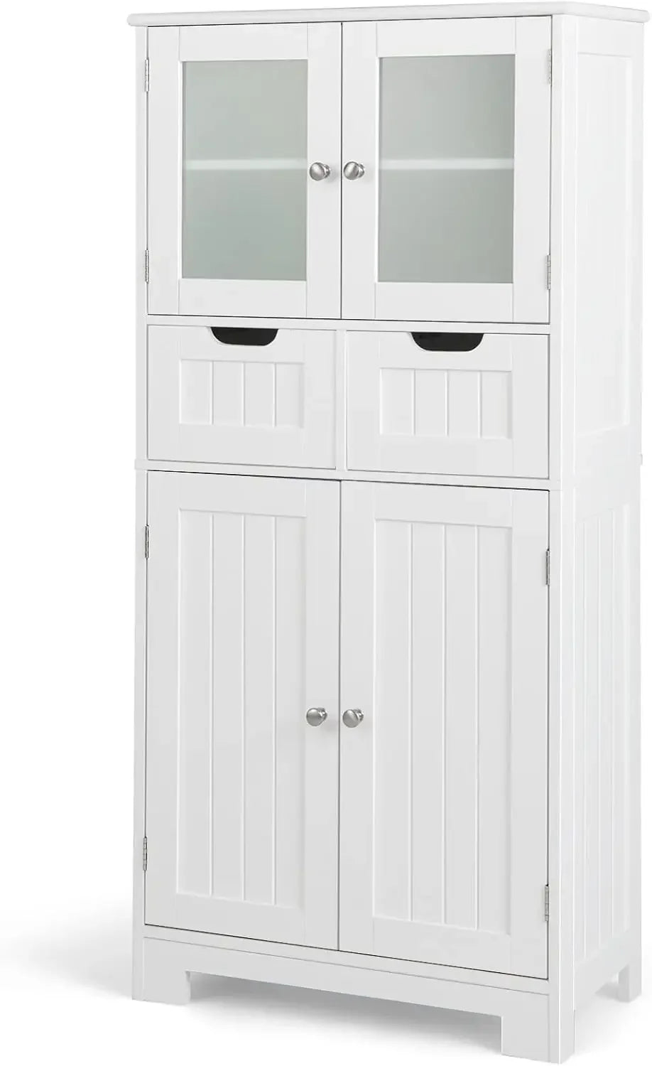 Floor Storage Cabinet, Tall Storage Organizer